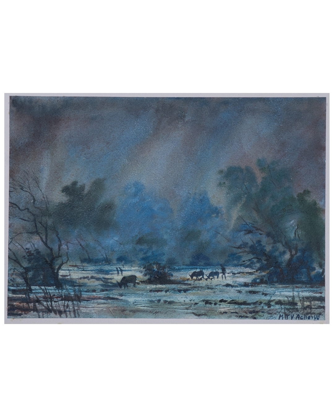 Monsoon Mist with Cattle